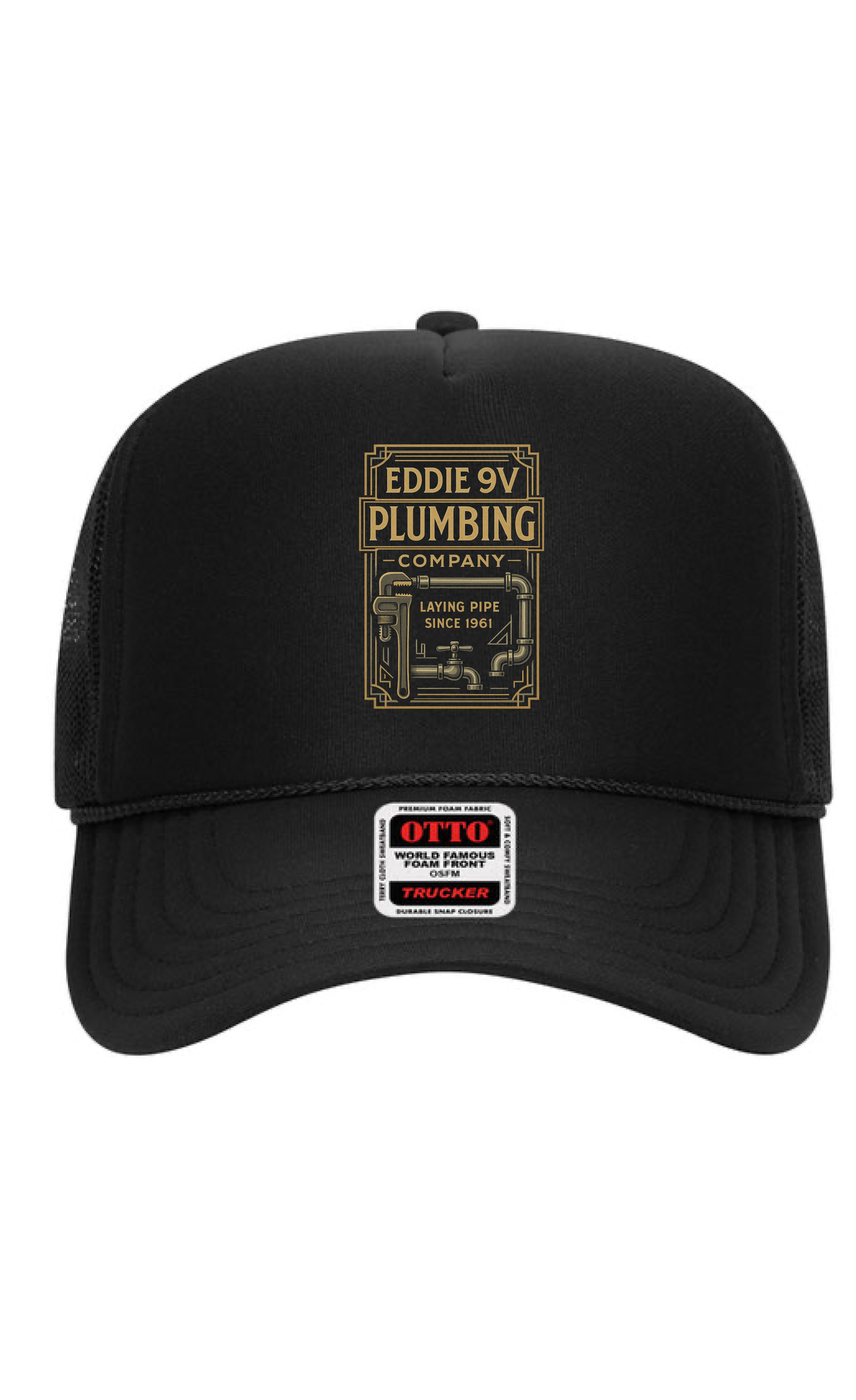 Eddie 9V Plumbing Co. - Trucker Hat